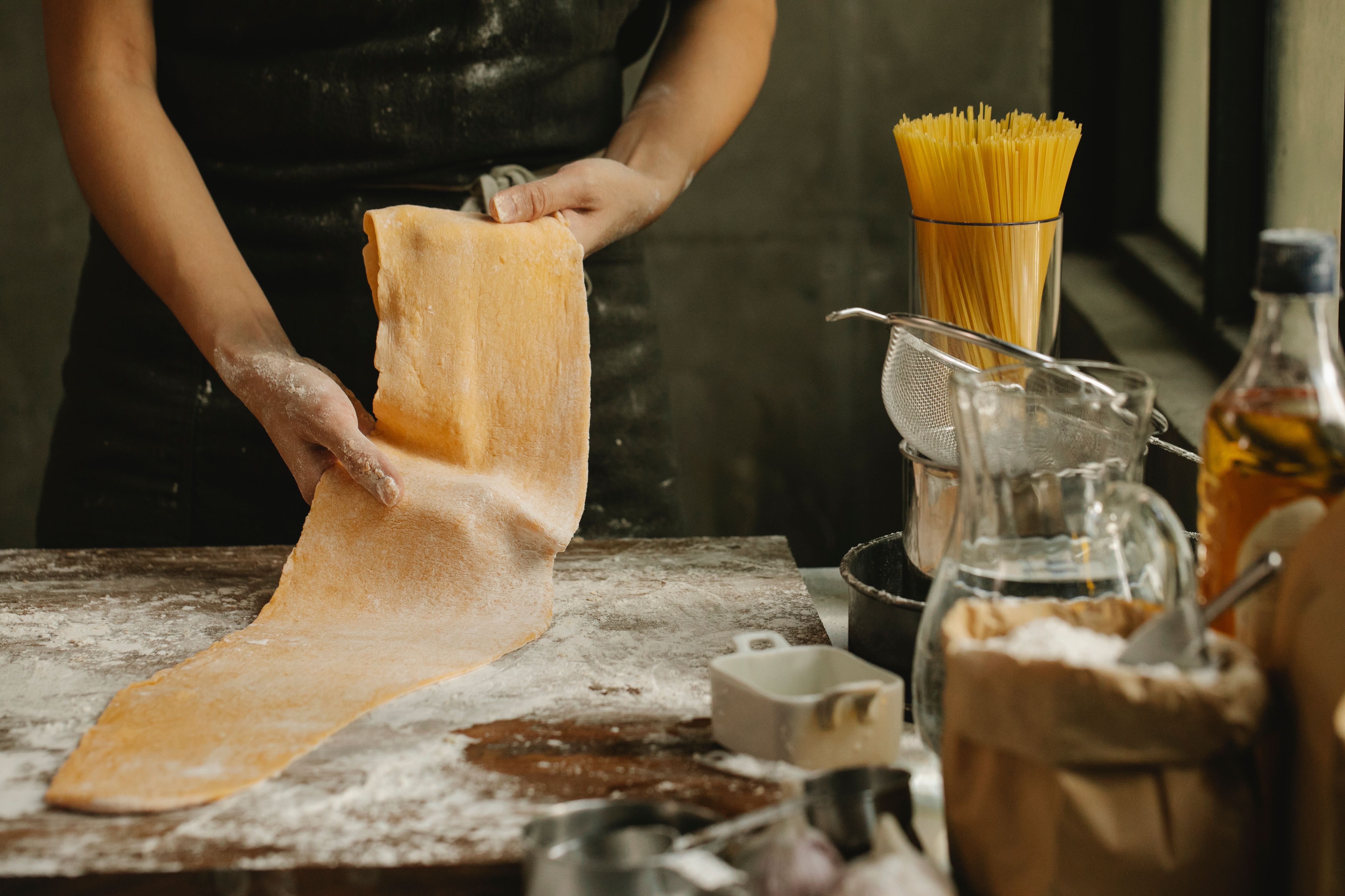 Pâtes fraîches faites sur place le matin même