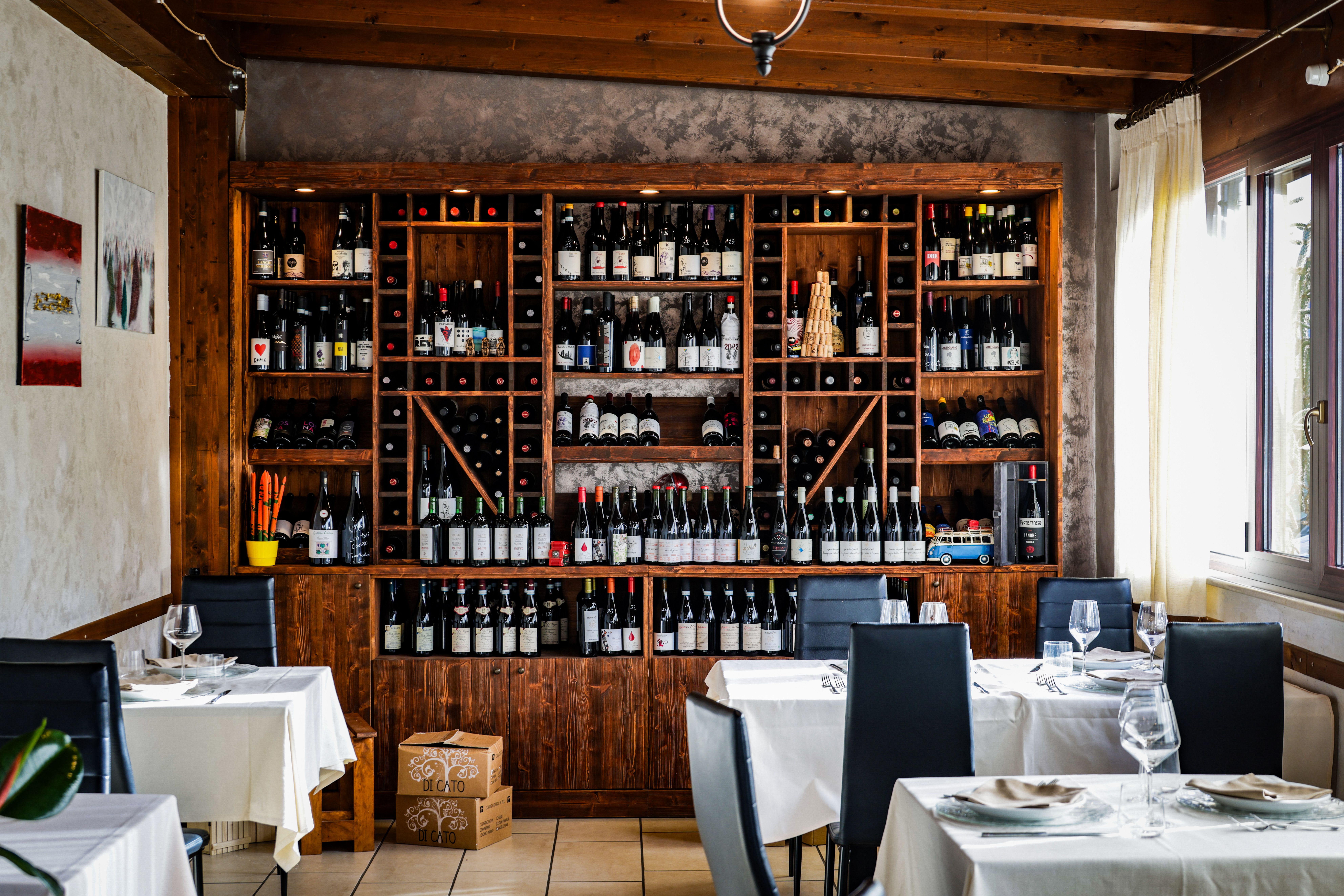Sélection de vins italiens à la carte